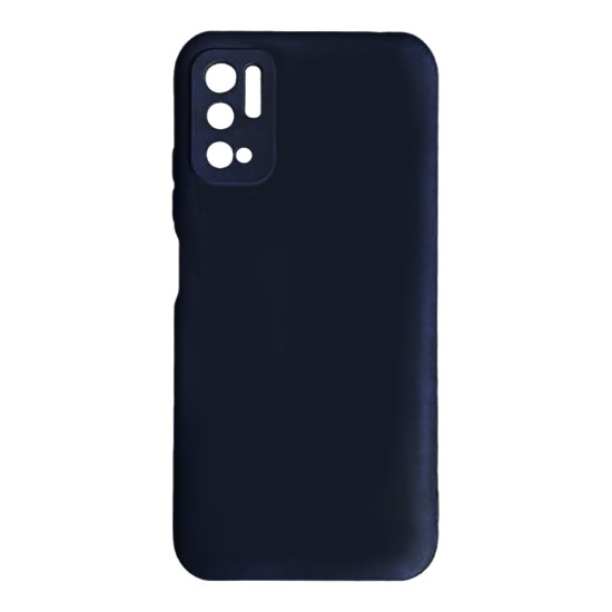Silicone Case with Camera Shield for Xiaomi Redmi Note 10 5g Dark Blue Silicone Case with Camera Shield for Xiaomi Redmi Note 10 5g Dark Blue
